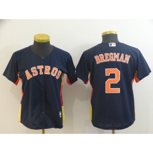 6863aca5aba3c_1 Women's Houston Astros #2 Alex Bregman Navy Cool Base Stitched MLB Jersey