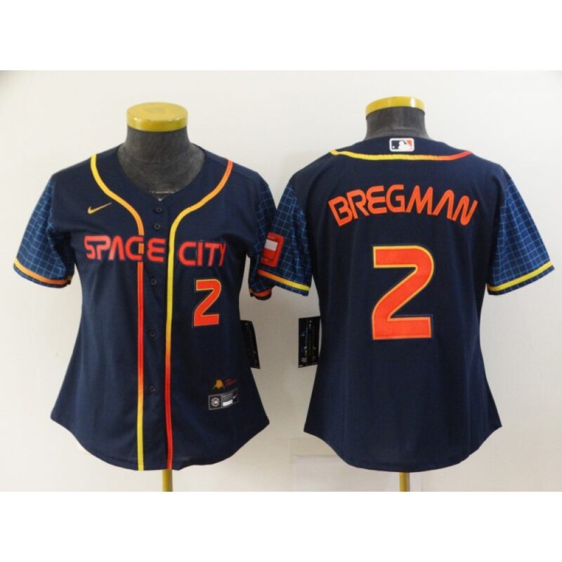 6863acb1000fb_1 Women's Houston Astros #2 Alex Bregman 2022 Navy City Connect Stitched Jersey(Run Small)