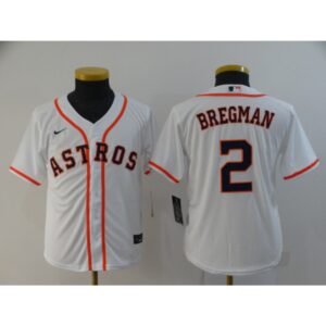 6863aceae9332_1 Youth Houston Astros #2 Alex Bregman White Cool Base Stitched MLB Jersey
