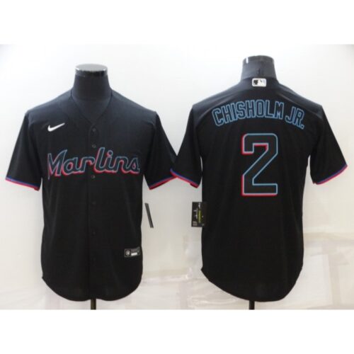 6863ad5952318_1 Men's Seattle Mariners #2 Jazz Chisholm Black Cool Base Stitched jersey