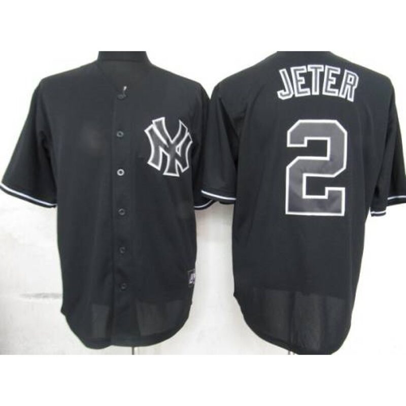 6863adeaf3cc4_1 Yankees #2 Derek Jeter Black Fashion Stitched MLB Jersey