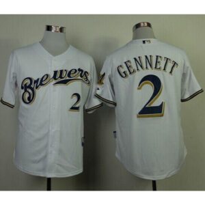 6863ae651a16f_1 Brewers #2 Scooter Gennett White Cool Base Stitched MLB Jersey