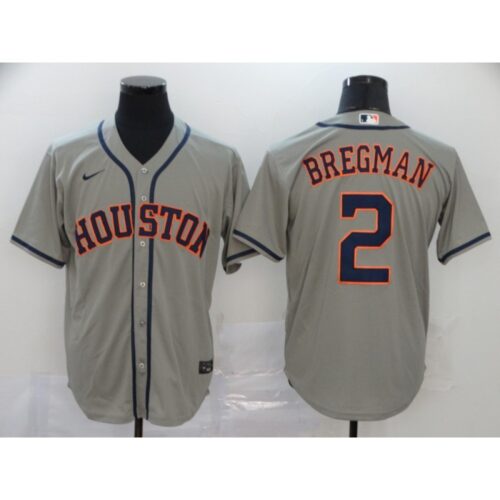 6863ae7f5627a_1 Men's Houston Astros #2 Alex Bregman Grey Cool Base Stitched MLB Jersey