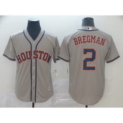 6863ae82e3bdf_1 Men's Houston Astros #2 Alex Bregman Grey Cool Base Stitched MLB Jersey