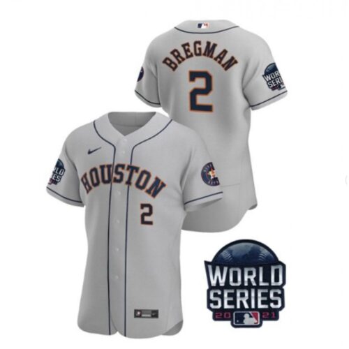 6863ae8de7a01_1 Men's Houston Astros #2 Alex Bregman 2021 Grey World Series Flex Base Stitched Baseball Jersey