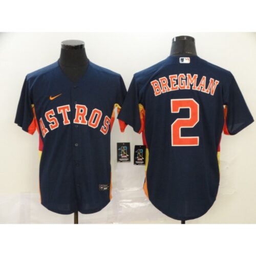 6863ae9523b6d_1 Men's Houston Astros #2 Alex Bregman Navy Cool Base Stitched MLB Jersey