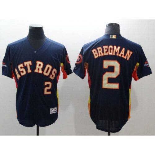 6863aea064117_1 Men's Houston Astros #2 Alex Bregman Navy 2018 Gold Program Flexbase Stitched MLB Jersey