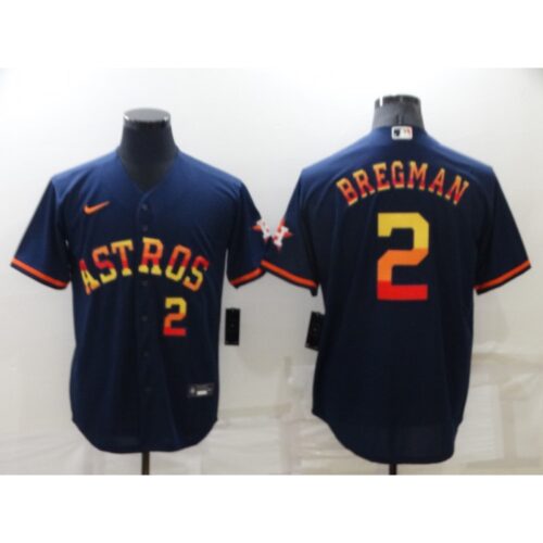 6863aeab3a183_1 Men's Houston Astros #2 Alex Bregman 2022 Navy Cool Base Stitched Jersey