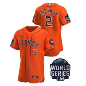 6863af027a113_1 Men's Houston Astros #2 Alex Bregman 2021 Orange World Series Flex Base Stitched Baseball Jersey
