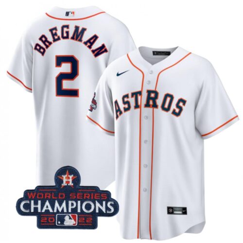 6863af222c55e_1 Men's Houston Astros #2 Alex Bregman White 2022 World Series Champions Home Stitched Baseball Jersey