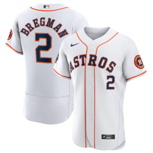 6863af293caf3_1 Men's Houston Astros #2 Alex Bregman White 2022 World Series Flex Base Stitched Baseball Jersey
