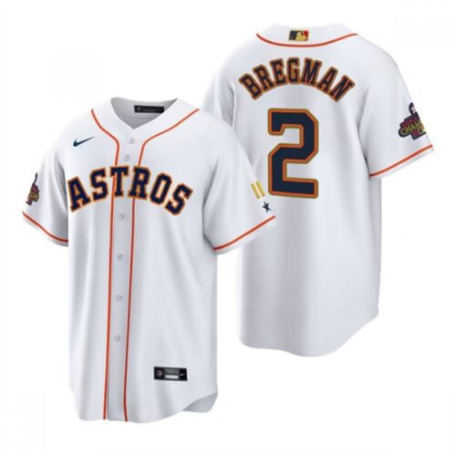 6863af54afccb_1 Men's Houston Astros #2 Alex Bregman White Gold 2022 World Series Champions Stitched Baseball Jersey