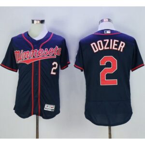 6863afa276ff5_1 Twins #2 Brian Dozier Navy Blue Flexbase Authentic Collection Stitched MLB Jersey