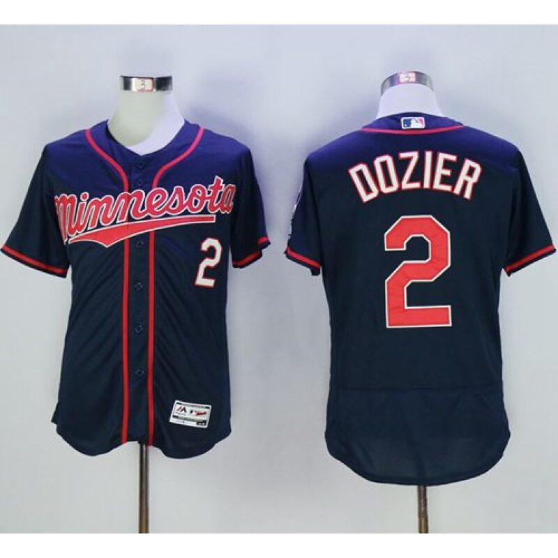 6863afa276ff5_1 Twins #2 Brian Dozier Navy Blue Flexbase Authentic Collection Stitched MLB Jersey