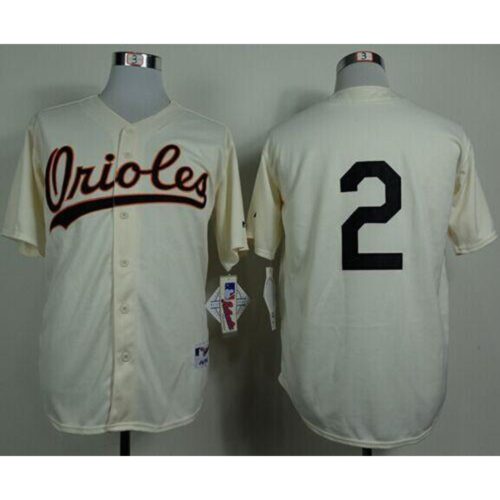 6863afe521526_1 Orioles #2 J.J. Hardy Cream 1954 Turn Back The Clock Stitched MLB Jersey