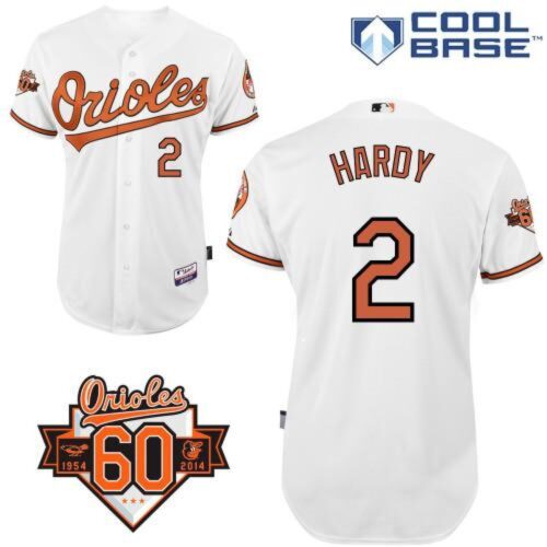 6863aff3af602_1 Orioles #2 J.J. Hardy White Cool Base Stitched MLB Jersey