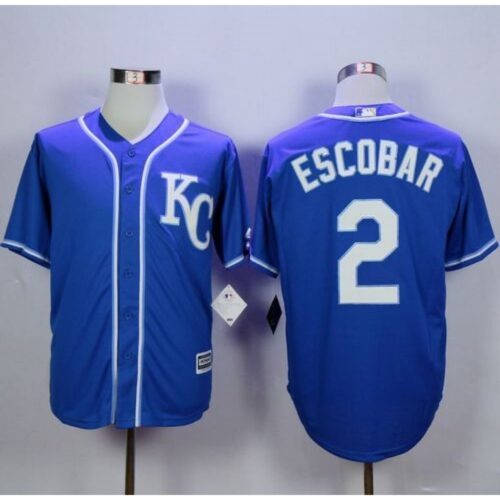 6863b0134a524_1 Royals #2 Alcides Escobar Blue Alternate 2 New Cool Base Stitched MLB Jersey