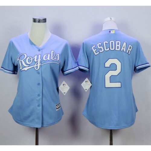 6863b0565a243_1 Royals #2 Alcides Escobar Light Blue Home Women's Stitched MLB Jersey
