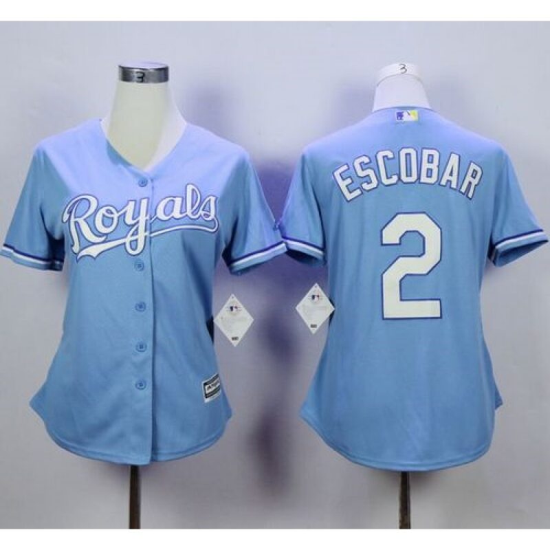 6863b0565a243_1 Royals #2 Alcides Escobar Light Blue Home Women's Stitched MLB Jersey