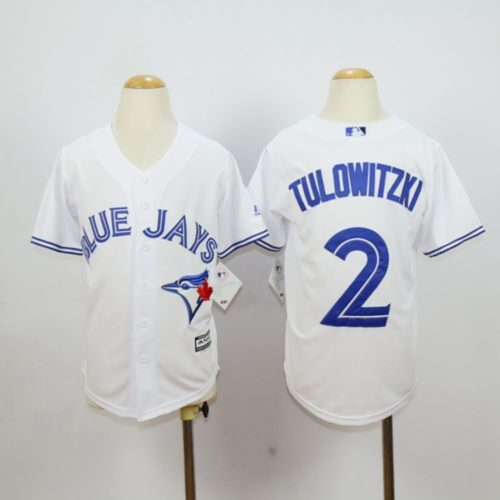 6863b117a17d9_1 Blue Jays #2 Troy Tulowitzki White Cool Base Stitched Youth MLB Jersey