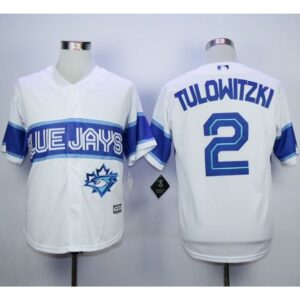 6863b11e4b86a_1 Blue Jays #2 Troy Tulowitzki White Exclusive New Cool Base Stitched MLB Jersey