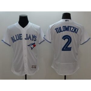 6863b128a1462_1 Blue Jays #2 Troy Tulowitzki White Flexbase Authentic Collection Stitched MLB Jersey
