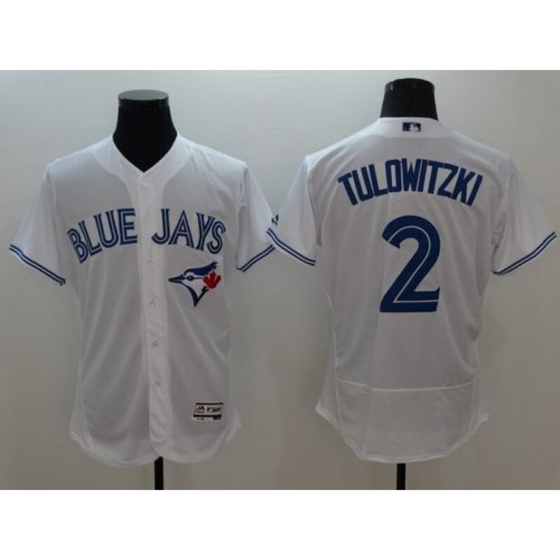 6863b128a1462_1 Blue Jays #2 Troy Tulowitzki White Flexbase Authentic Collection Stitched MLB Jersey