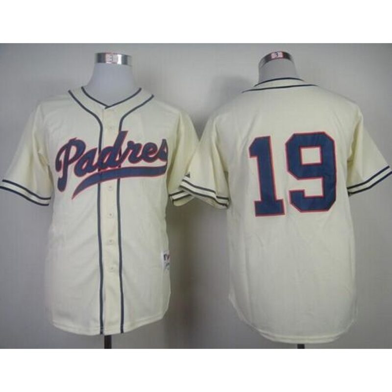6863b1b3efa70_1 Padres #19 Tony Gwynn Cream 1948 Turn Back The Clock Stitched MLB Jersey