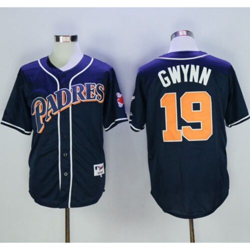 6863b1bf14a17_1 Padres #19 Tony Gwynn Navy Blue 1998 Turn Back The Clock Stitched MLB Jersey