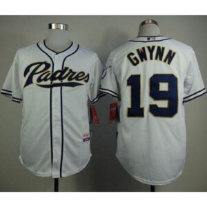 6863b1c62af00_1 Padres #19 Tony Gwynn White Home Cool Base Stitched MLB Jersey