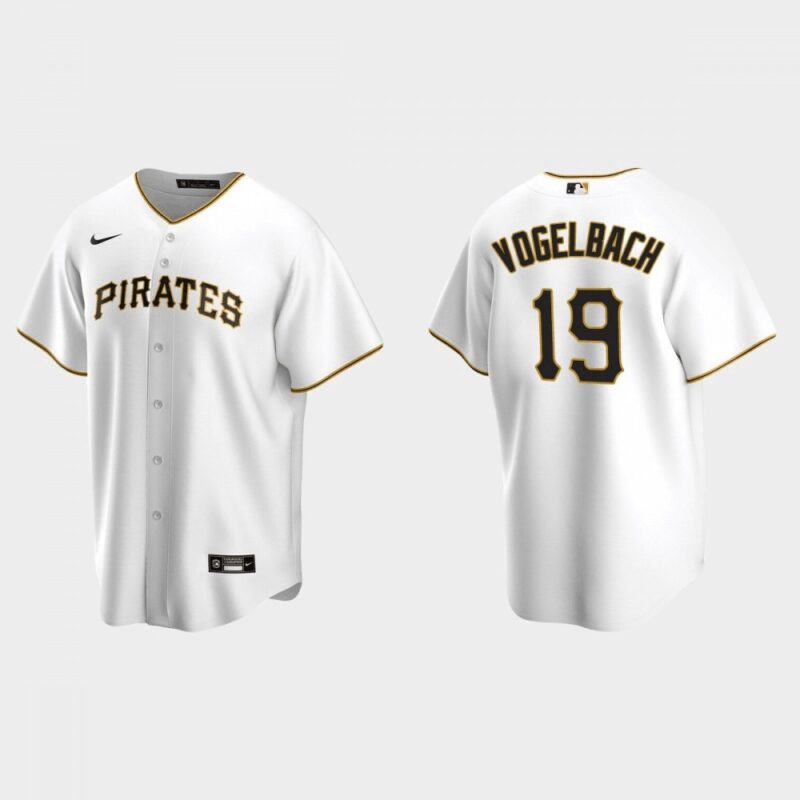 6863b22141f2b_1 Men's Pittsburgh Pirates #19 Daniel Vogelbach White Cool Base Stitched Jersey