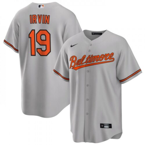 6863b27e05af8_1 Men's Baltimore Orioles #19 Cole irvin Grey Cool Base Stitched Jersey