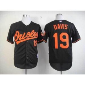 6863b28baeefb_1 Orioles #19 Chris Davis Black Cool Base Stitched MLB Jersey