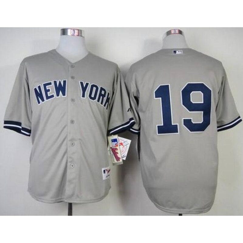 6863b2c2dcf61_1 Yankees #19 Masahiro Tanaka Grey Stitched MLB Jersey