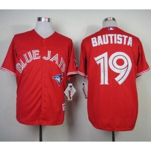 6863b34aa921f_1 Blue Jays #19 Jose Bautista Red Canada Day Stitched MLB Jersey