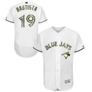 6863b36fdb0b9_1 Blue Jays #19 Jose Bautista White Flexbase Authentic Collection 2016 Memorial Day Stitched MLB Jersey