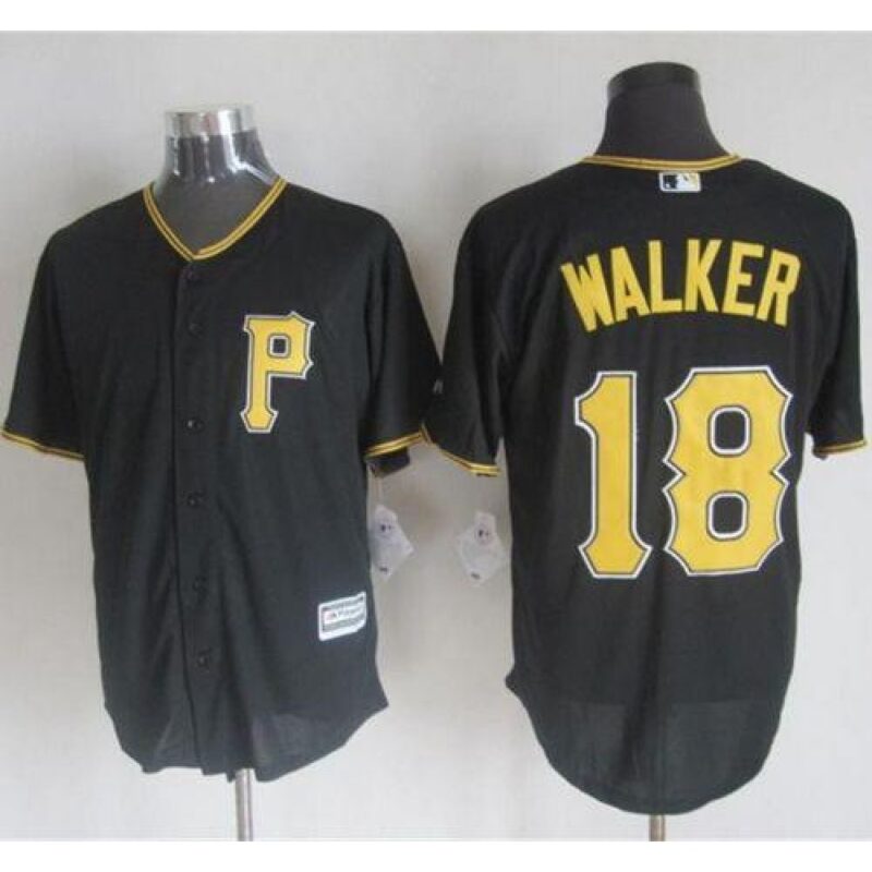 6863b4c46001d_1 Pirates #18 Neil Walker Black New Cool Base Stitched MLB Jersey
