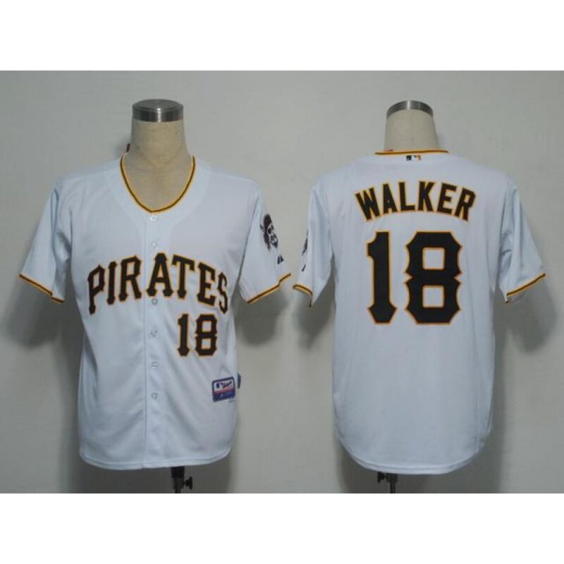 6863b4db36212_1 Pirates #18 Neil Walker White Stitched MLB Jersey