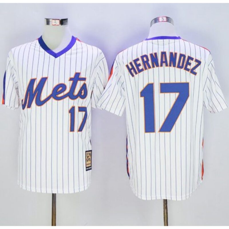 6863b5677e090_1 Toddler New York Mets #17 Keith Hernandez Stitched White Blue Strip Throwback Stitched MLB Jersey