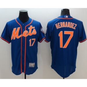 6863b5c847f00_1 Mets #17 Keith Hernandez Blue Flexbase Authentic Collection Stitched Jersey