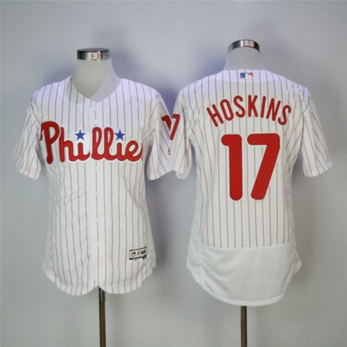 6863b6021db25_1 Men's Philadelphia Phillies #17 Rhys Hoskins White Flexbase Stitched MLB Jersey