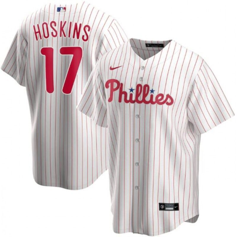 6863b605a0fea_1 Men's Philadelphia Phillies #17 Rhys Hoskins White Cool Base Stitched Jersey