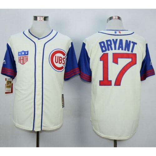 6863b69236c88_1 Cubs #17 Kris Bryant Cream/Blue 1942 Turn Back The Clock Stitched MLB Jersey