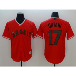 6863b752ed83c_1 Men's MLB Los Angeles Angels #17 Shohei Ohtani Red 2018 Memorial Day Cool Base Stitched Jersey
