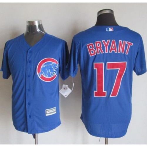 6863b7b98accd_1 Cubs #17 Kris Bryant Blue New Cool Base Stitched MLB Jersey