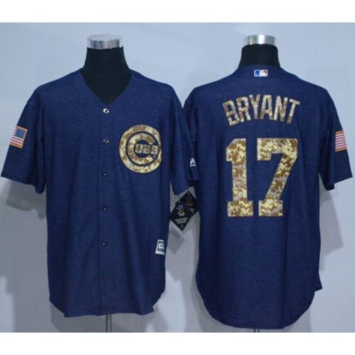 6863b7c4319db_1 Cubs #17 Kris Bryant Denim Blue Salute to Service Stitched MLB Jersey