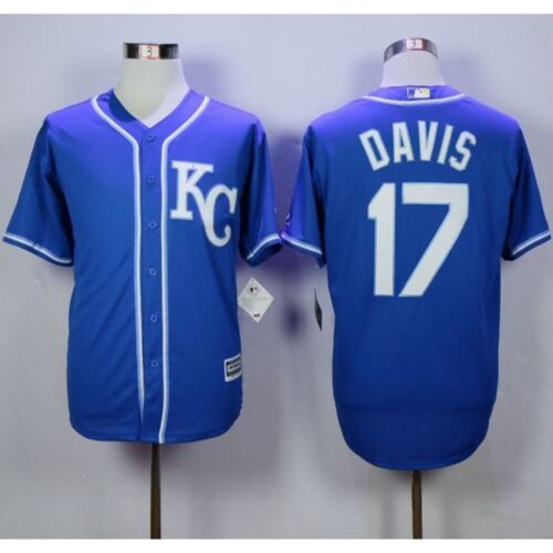 6863b7e443ab3_1 Royals #17 Wade Davis Blue Alternate 2 New Cool Base Stitched MLB Jersey