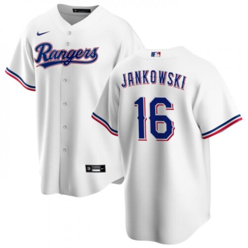 6863b8f77d4e5_1 Men's Texas Rangers #16 Travis Jankowski White Cool Base Stitched Baseball Jersey
