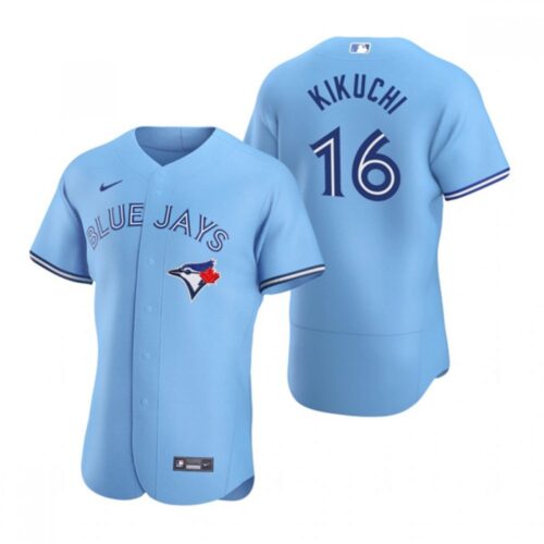 6863b8fe73436_1 Men's Toronto Blue Jays #16 Yusei Kikuchi Blue Flex Base Stitched Baseball Jersey
