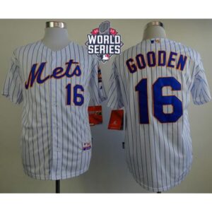6863b98c90e7a_1 Mets #16 Dwight Gooden White(Blue Strip) Home Cool Base W/2015 World Series Patch Stitched MLB Jersey